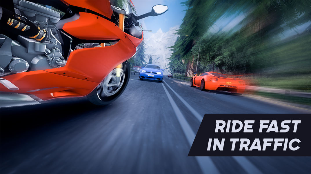 Real Moto Rider: Traffic Race - عکس بازی موبایلی اندروید