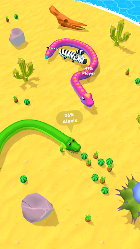 Snake Arena: Snake Game 3D - Gameplay image of android game