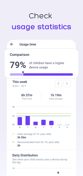 Parental Controls App by Ohana - Image screenshot of android app