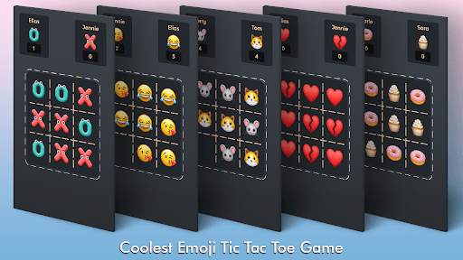 Tic Tac Toe Emoji - عکس بازی موبایلی اندروید