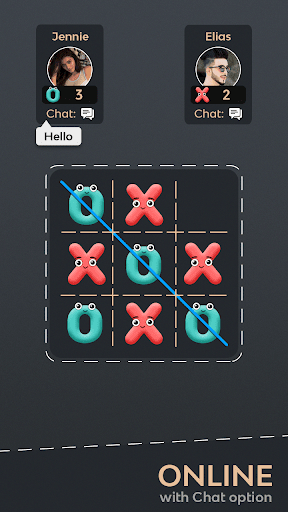 Tic Tac Toe Emoji - Gameplay image of android game