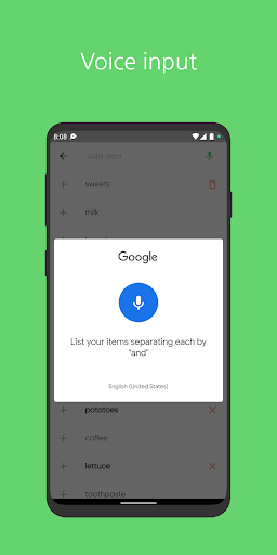 To Buy - Grocery Shopping List - Image screenshot of android app