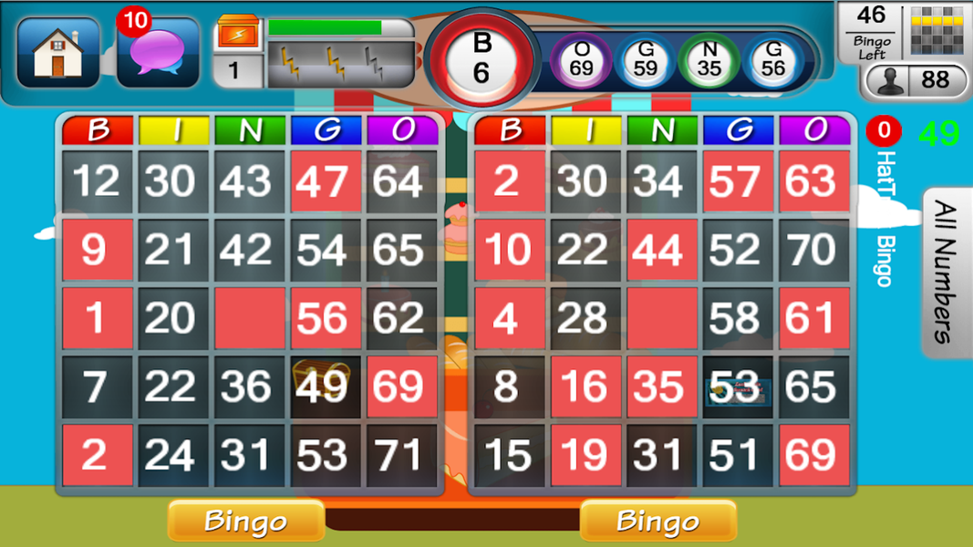 Bingo Game - Gameplay image of android game