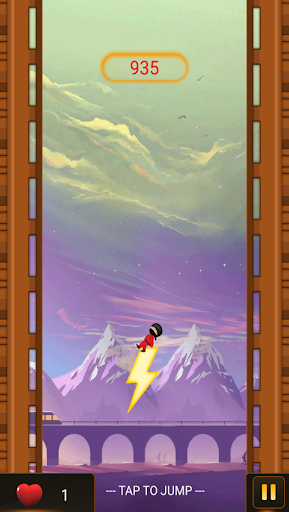 Ninja Super Jump Lite - عکس برنامه موبایلی اندروید