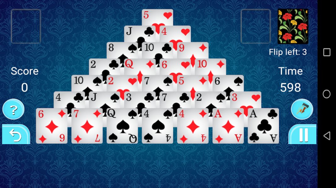 Pyramid Solitaire - عکس بازی موبایلی اندروید