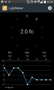 Lux Meter (Light Meter) - Image screenshot of android app