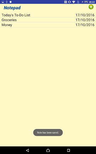 Notepad - عکس برنامه موبایلی اندروید