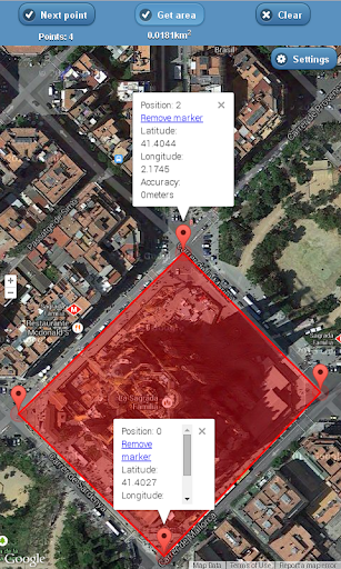 Area Meter - Image screenshot of android app