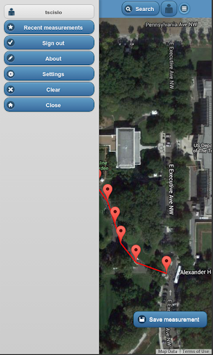 Maps Ruler - Image screenshot of android app