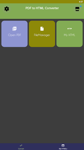 PDF to HTML Converter - Image screenshot of android app