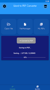 Word to PDF Converter - عکس برنامه موبایلی اندروید
