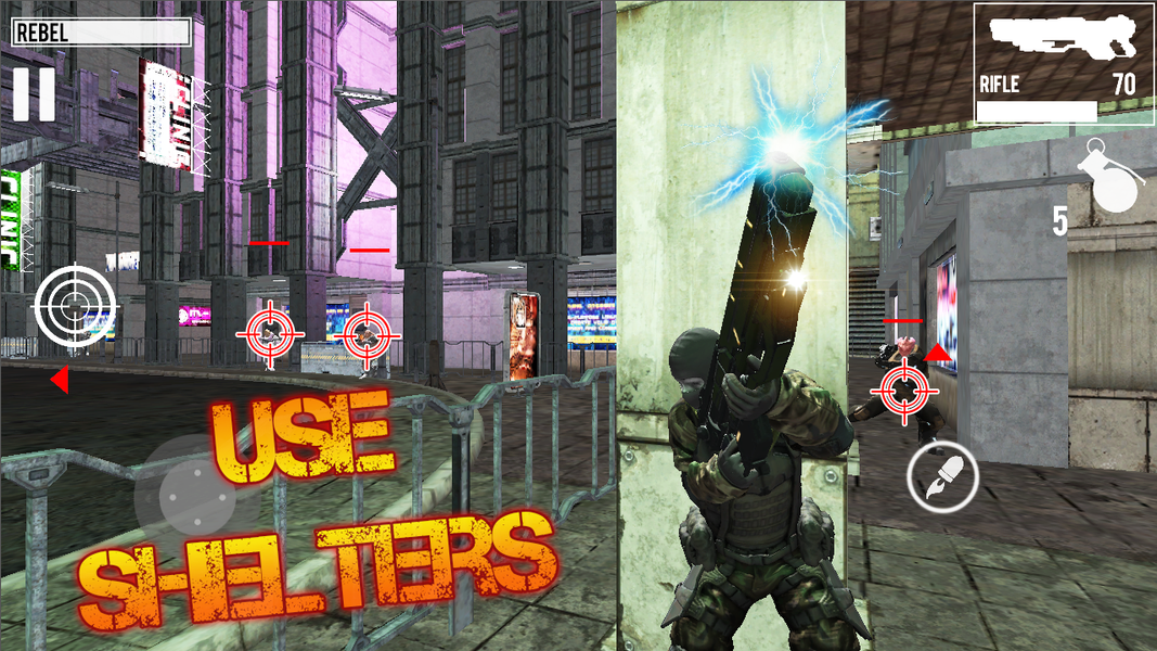 Cyber Force Strike: ShootGames - Image screenshot of android app