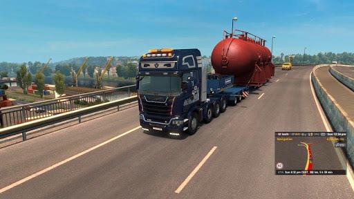 Cargo Truck Real Oil Tanker - Gameplay image of android game