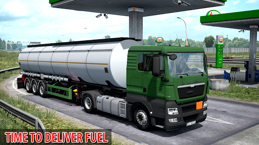 Cargo Truck Real Oil Tanker - Gameplay image of android game