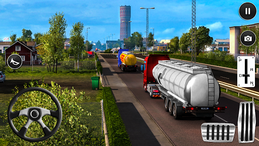 Cargo Truck Real Oil Tanker - Gameplay image of android game