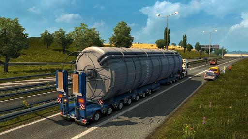 Cargo Truck Real Oil Tanker - Gameplay image of android game