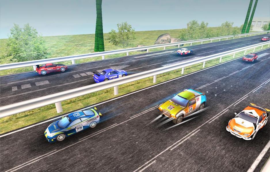 Rally Car Racing - Gameplay image of android game
