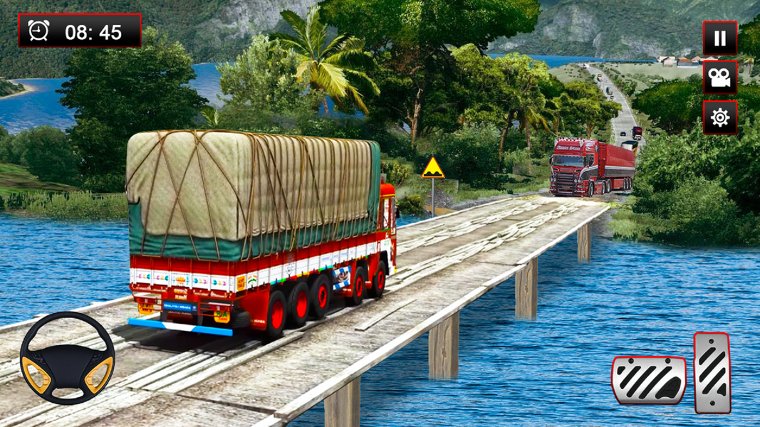 Real Indian Truck Simulator 3D - عکس بازی موبایلی اندروید