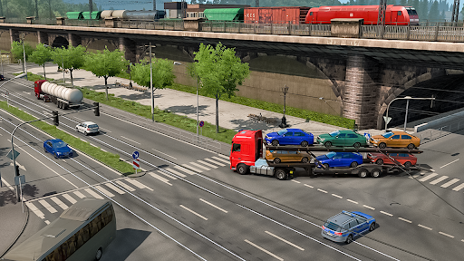 Car Transport Truck Simulator - Image screenshot of android app