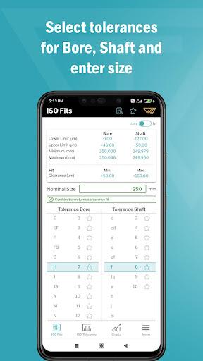 ISO Fits - عکس برنامه موبایلی اندروید