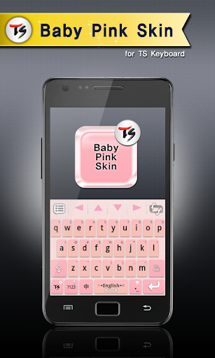 Baby Pink Skin for TS Keyboard - Image screenshot of android app
