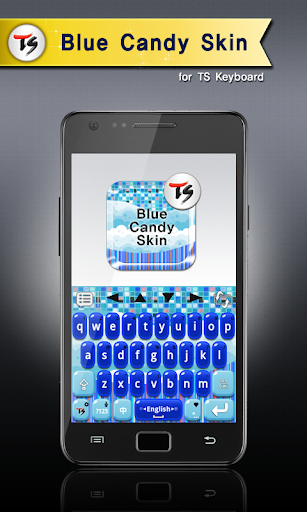 Blue Candy for TS Keyboard - Image screenshot of android app