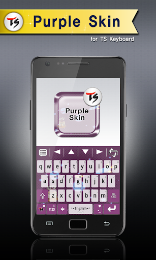 Purple Skin for TS Keyboard - عکس برنامه موبایلی اندروید