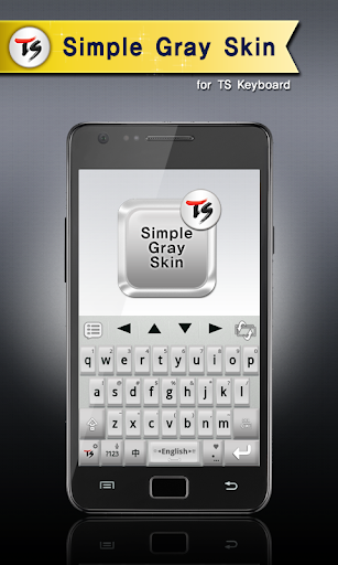Simple gray for TS Keyboard - عکس برنامه موبایلی اندروید