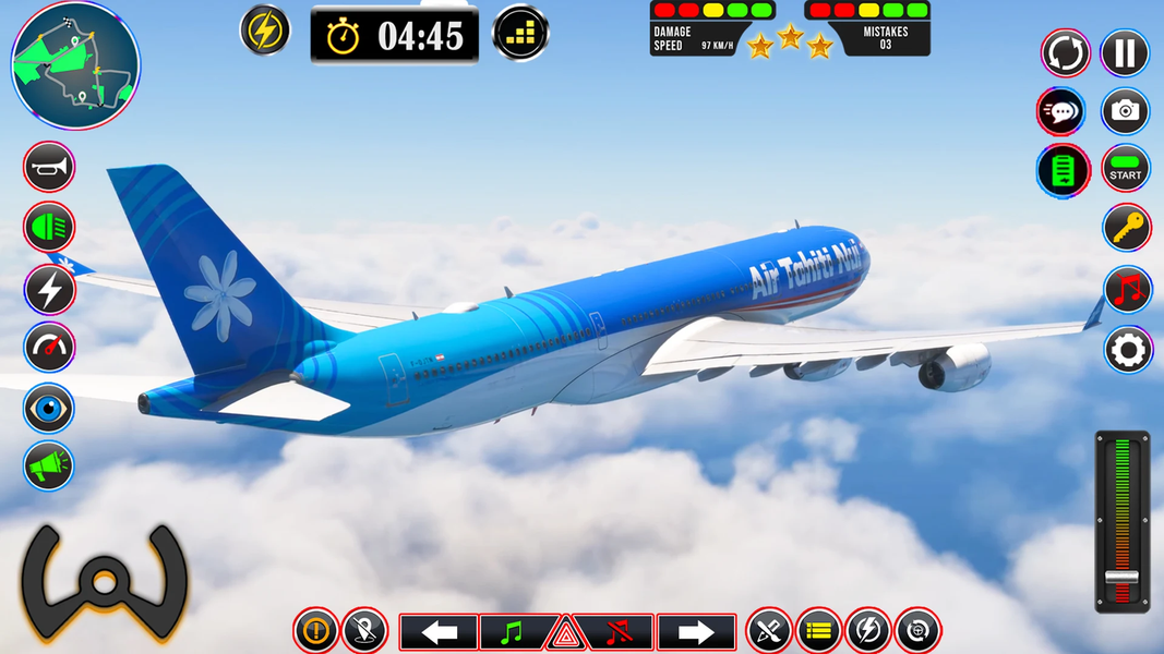 Real Plane Game Simulator ۳d - عکس بازی موبایلی اندروید