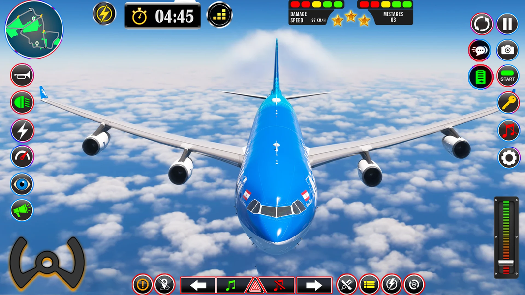 Real Plane Game Simulator ۳d - عکس بازی موبایلی اندروید