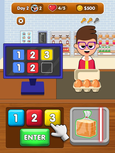 Bakery Mart : Cashier Games - عکس بازی موبایلی اندروید