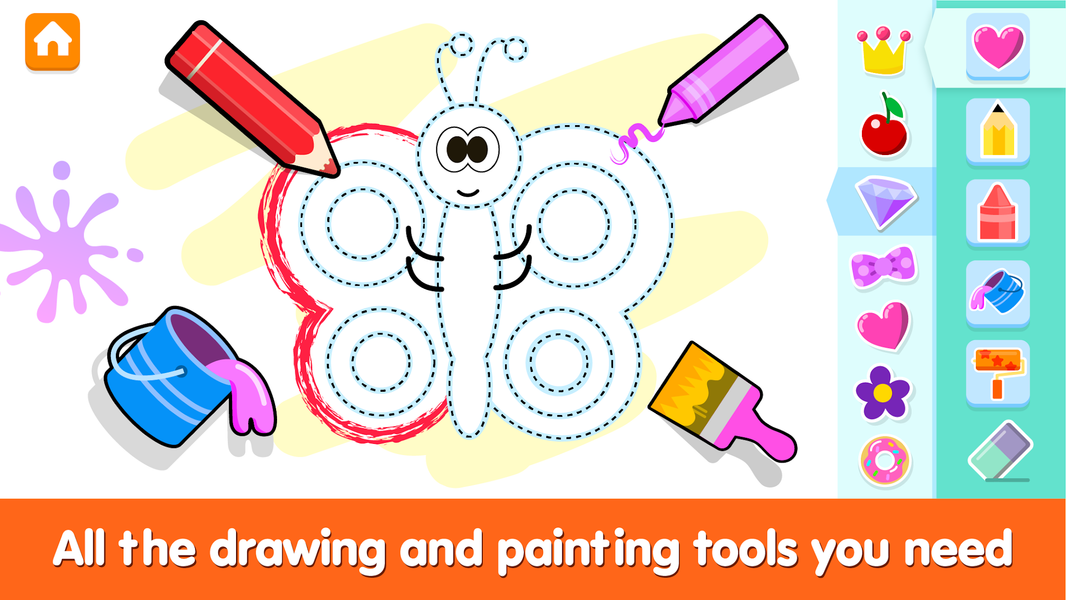 Coloring and Drawing For Kids - عکس بازی موبایلی اندروید