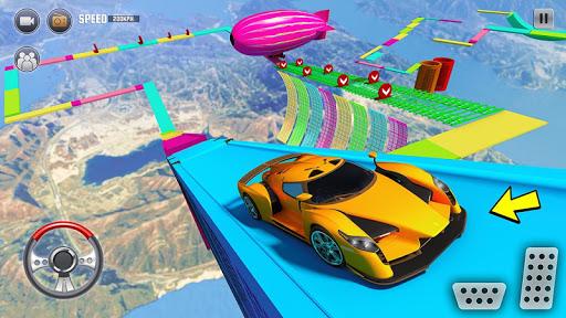 Extreme Stunts GT Racing Car - Mega Ramp Games - Gameplay image of android game
