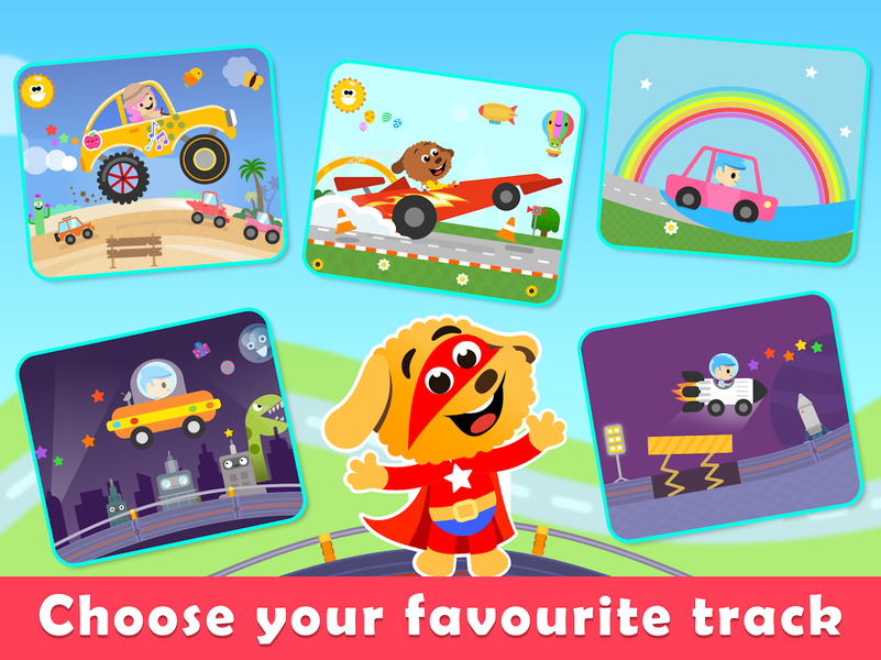 Toddler Car Games For Kids 2-5 - Gameplay image of android game