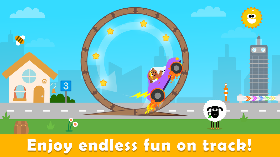 Toddler Car Games For Kids 2-5 - Gameplay image of android game