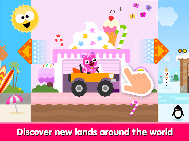 Kids Monster Truck Games ۲+ - عکس بازی موبایلی اندروید