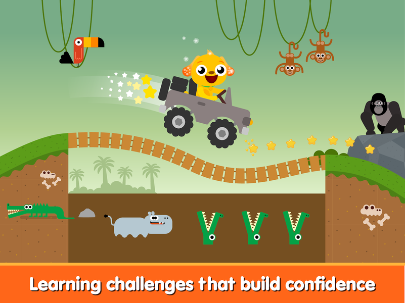 Kids Monster Truck Games ۲+ - عکس بازی موبایلی اندروید