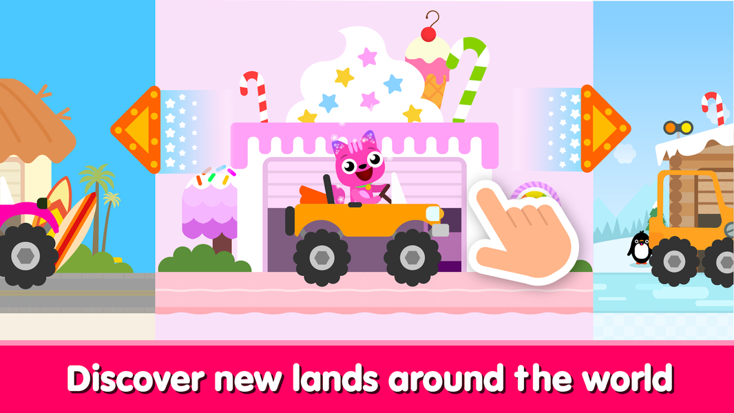 Kids Monster Truck Games ۲+ - عکس بازی موبایلی اندروید