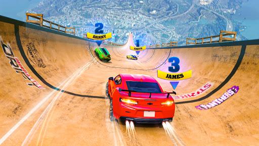 Ramp Car Game GT Car Stunts 3D - Gameplay image of android game