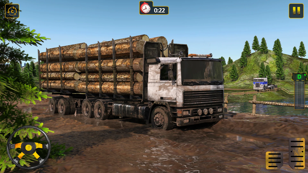 Mud Truck Offroad Driving Game - عکس بازی موبایلی اندروید