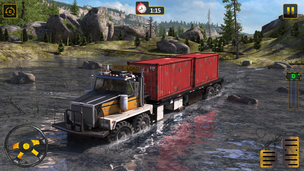 Mud Truck Offroad Driving Game - عکس بازی موبایلی اندروید