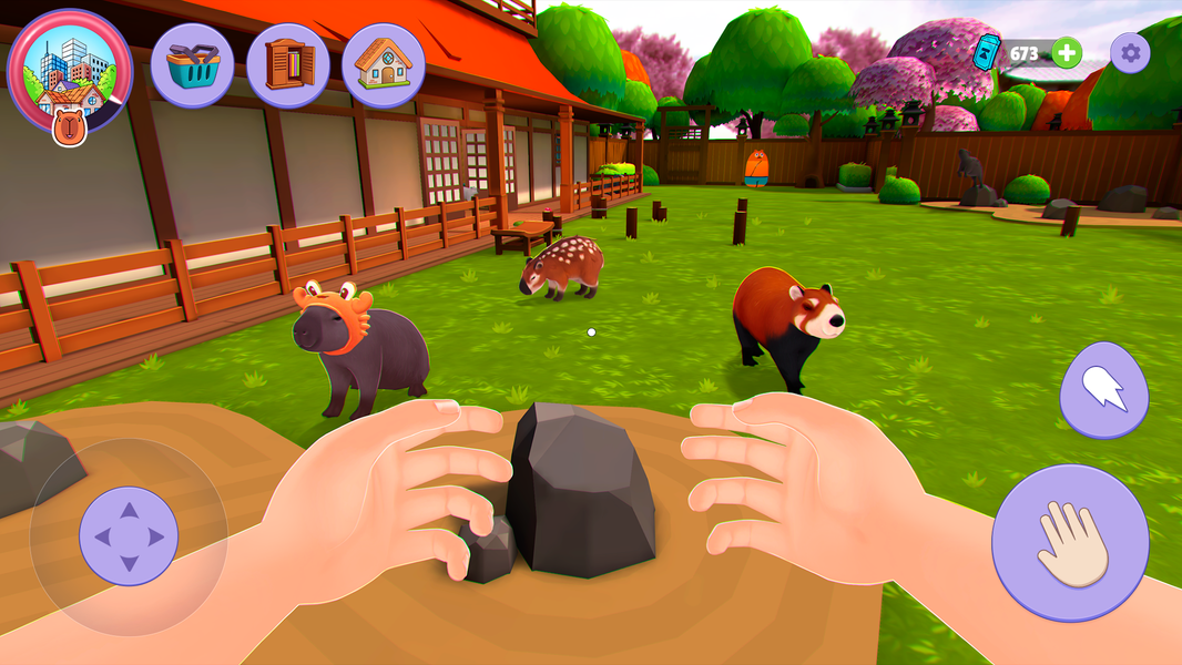 Capybara Simulator: My pets - Gameplay image of android game