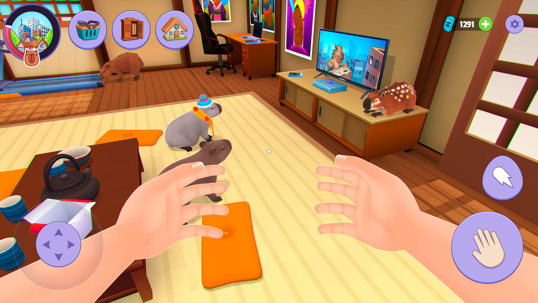 Capybara Simulator: My pets - عکس بازی موبایلی اندروید