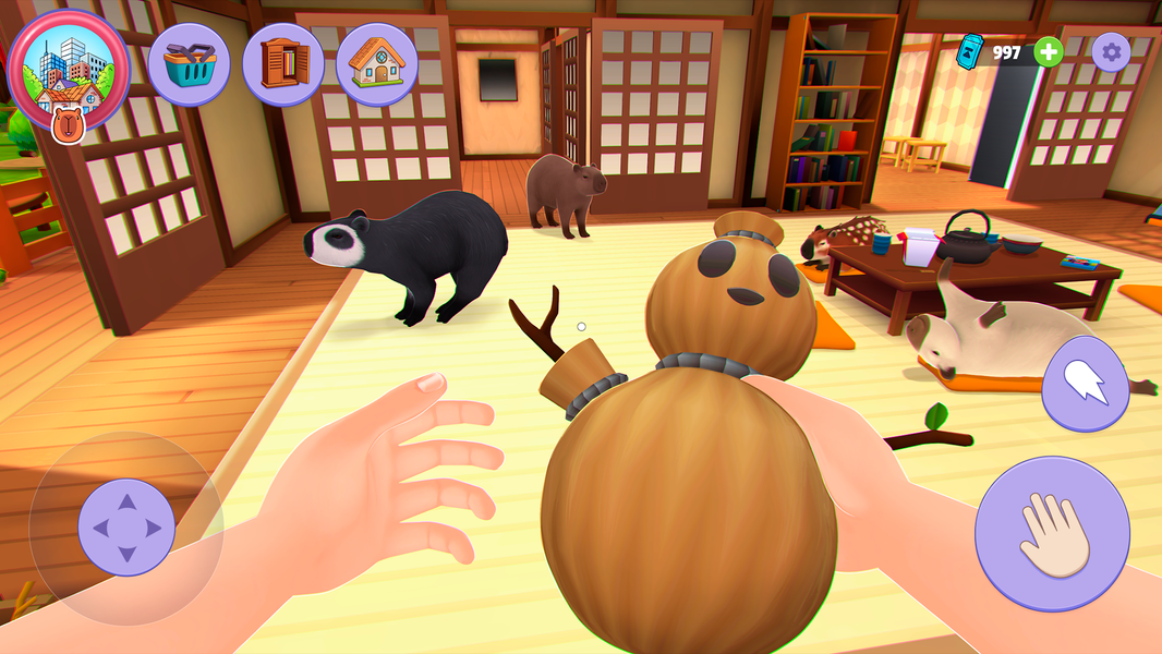 Capybara Simulator: My pets - عکس بازی موبایلی اندروید