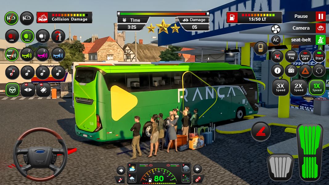 Open World Bus Driving Game ۳d - عکس بازی موبایلی اندروید