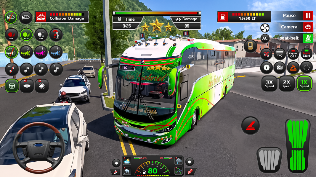 Open World Bus Driving Game ۳d - عکس بازی موبایلی اندروید
