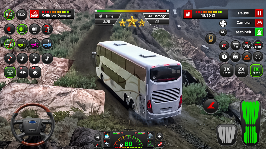 Open World Bus Driving Game ۳d - عکس بازی موبایلی اندروید