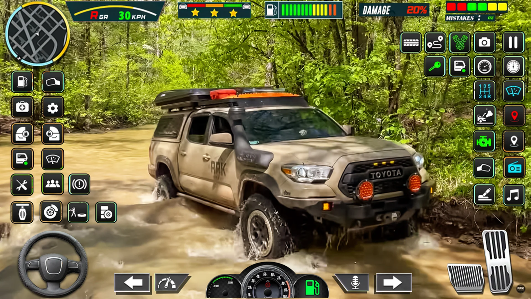 Offroad Mud Jeep Simulator ۳d - عکس بازی موبایلی اندروید