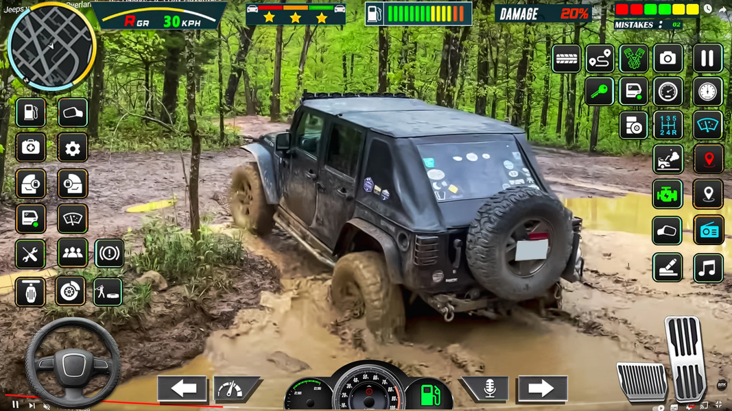 Offroad Mud Jeep Simulator ۳d - عکس بازی موبایلی اندروید