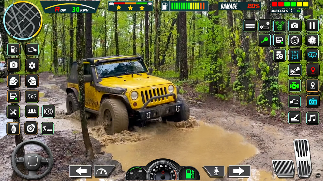 Offroad Mud Jeep Simulator ۳d - عکس بازی موبایلی اندروید